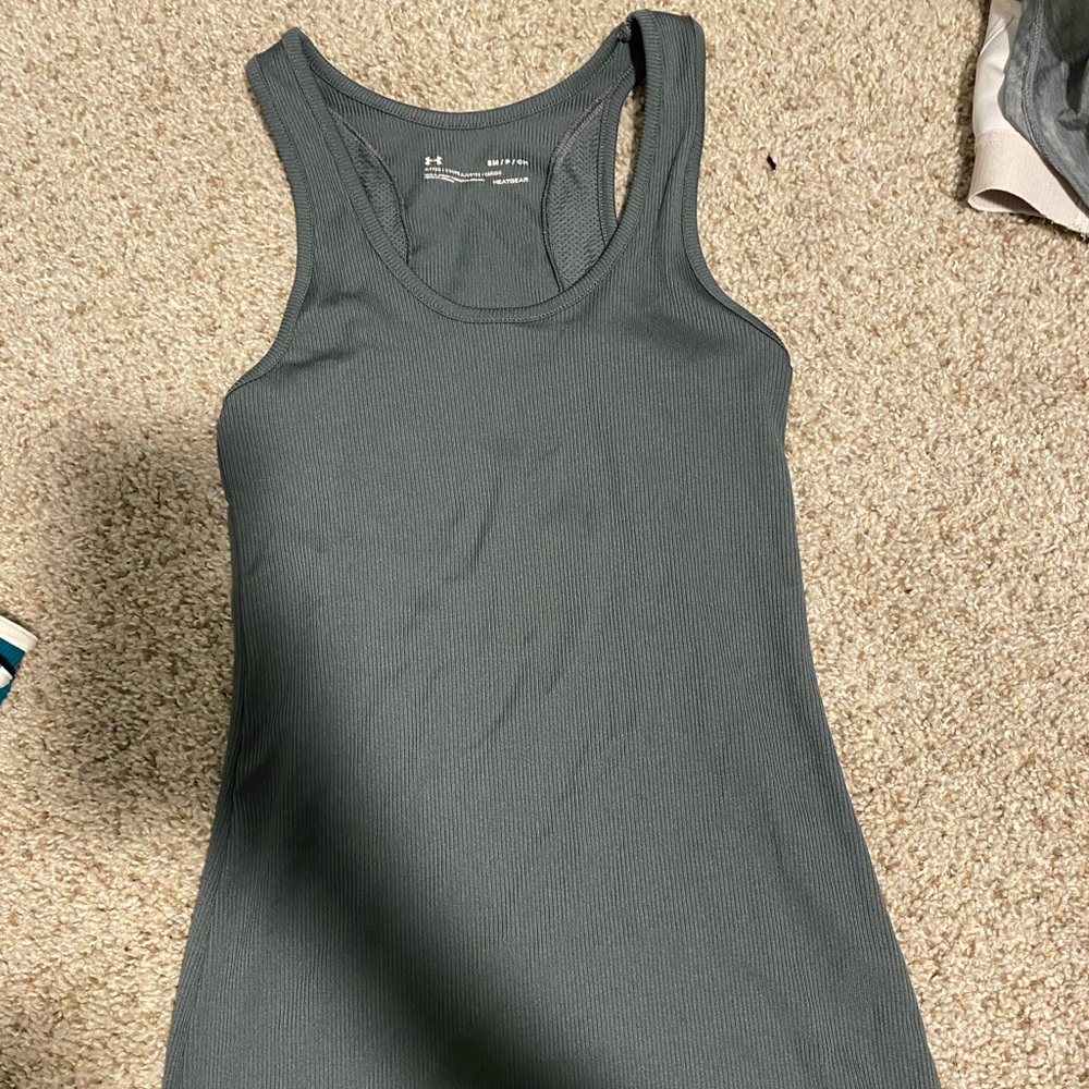 Under Armour Dark Teal HeatGear Tank